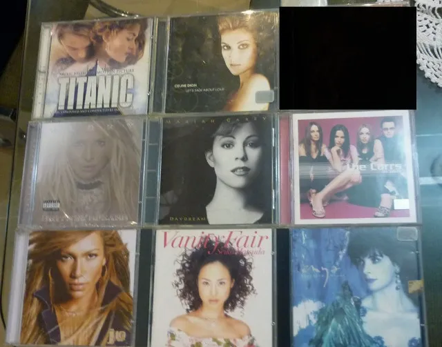 Celine Dion titanic coleção lote 8 CD original
