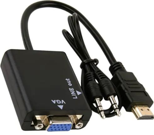 Adaptador Hdmi Para Vga Hd/ adaptador de tv, 