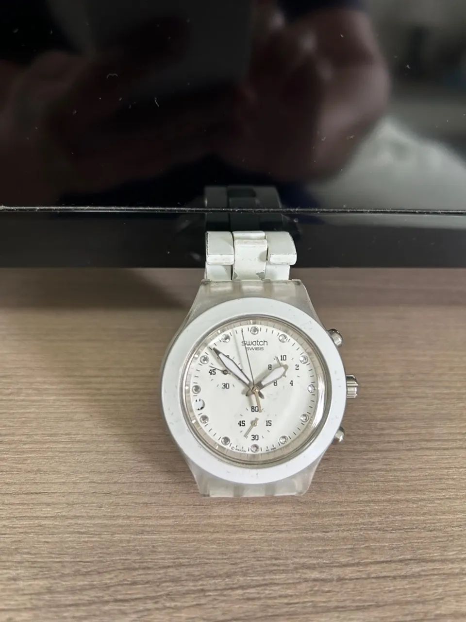 Relógio Swatch Branco - Foto 2