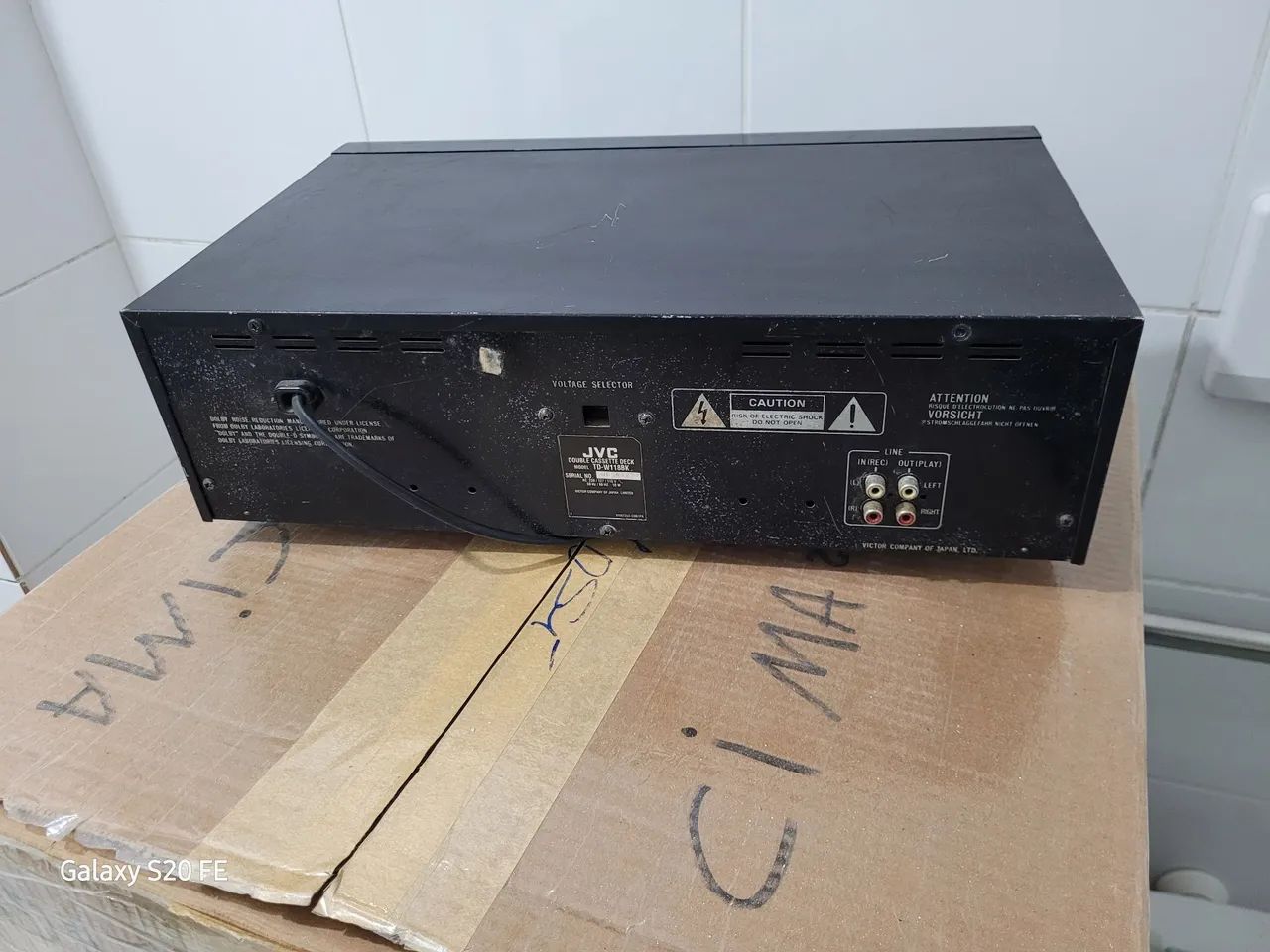 Tape deck JVC TD-W118 Double Cassette Deck, Tape JVC TD-W118 Duplo Deck JVC - Foto 3