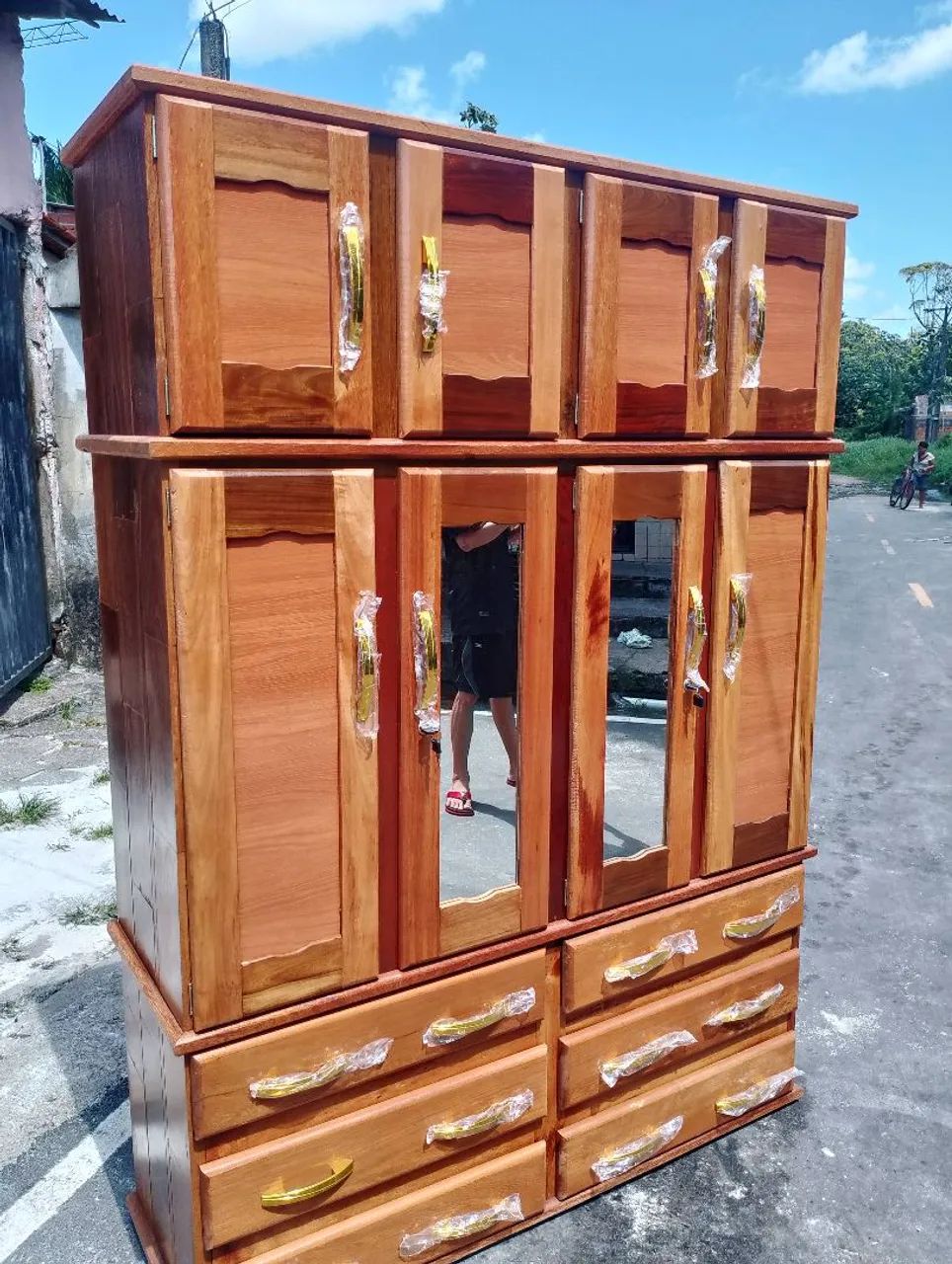GUARDA ROUPA DE CASAL 4 PORTAS  - Foto 3