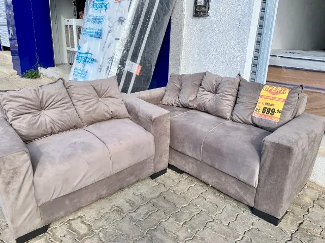 Sofá de canto, retrátil e tradicional à partir de R$ 699,90.