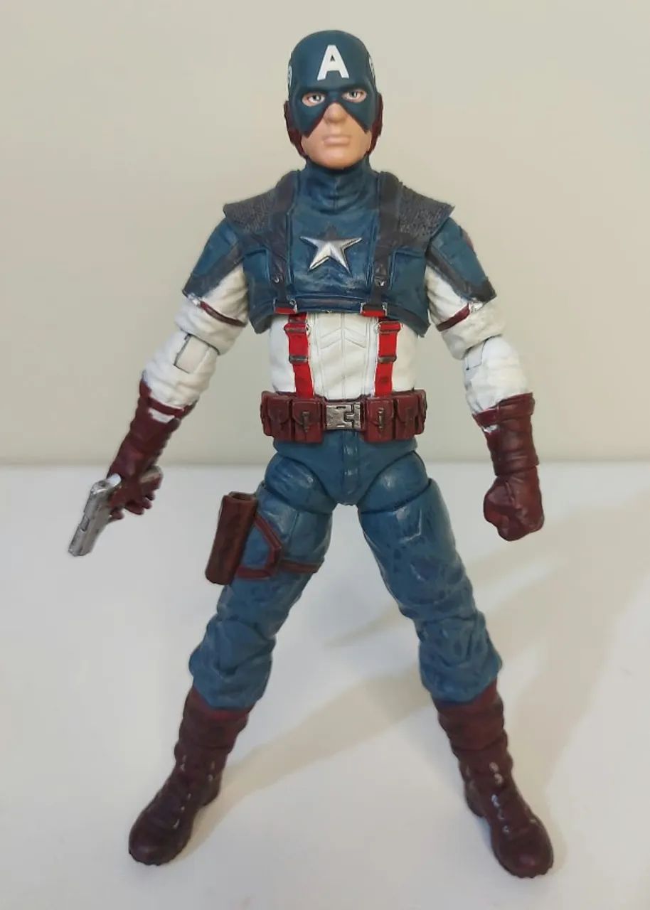 Action Figure Marvel Select Capitão América o primeiro vingador Chris Evans 18cm - Foto 3