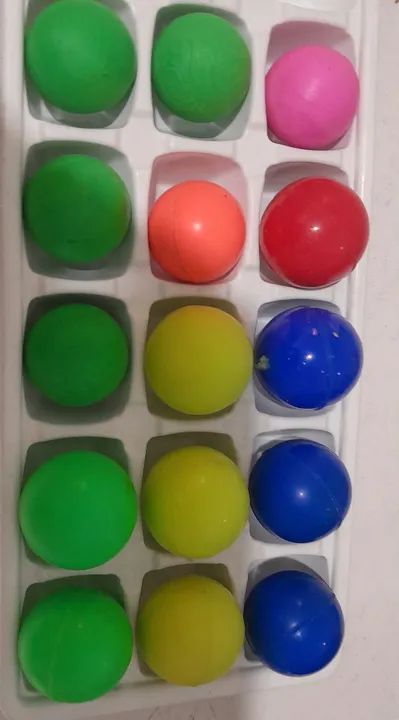 Kit com mais de 200 bolinhas coloridas e divertidas - Foto 4