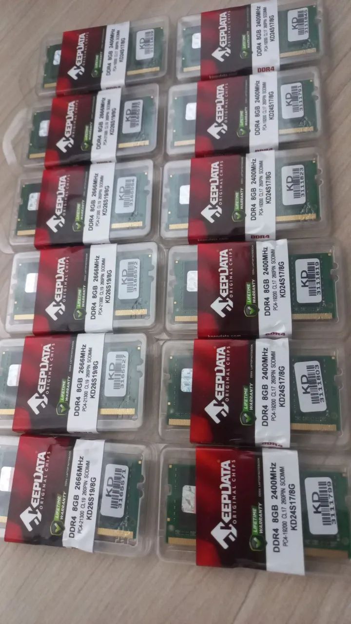 Memoria ddr4 para notebook 4gb/8gb/16gb/32gb novas