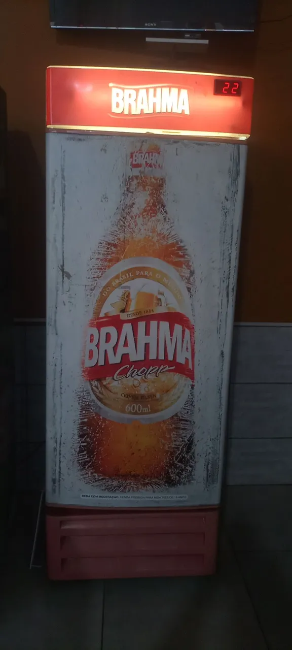 Geladeira Brahma Chopp