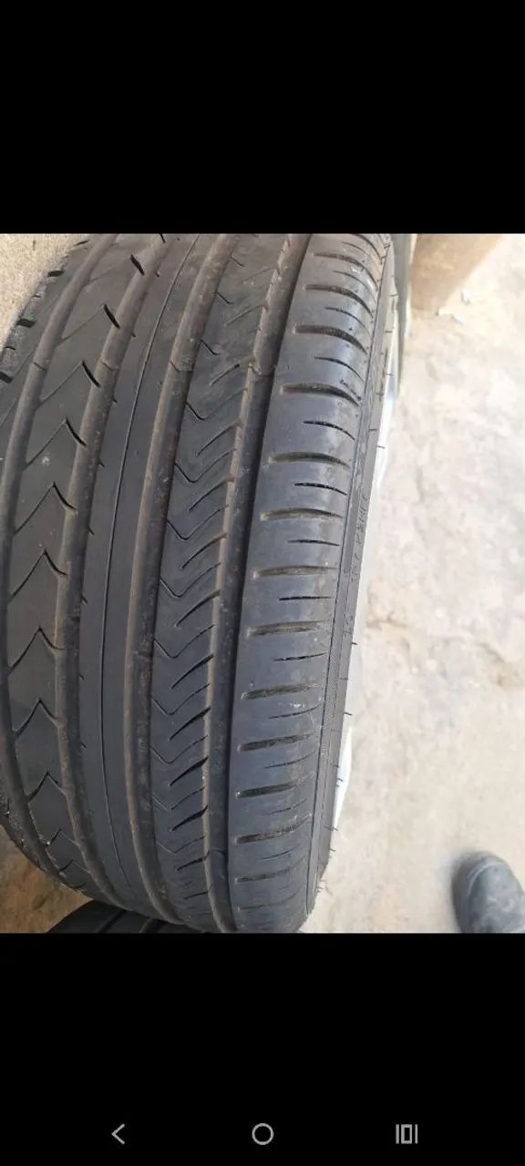 Rodas de liga leve com pneus 205/40 aro 17 pra ir logo R$2.000,00  - Foto 3