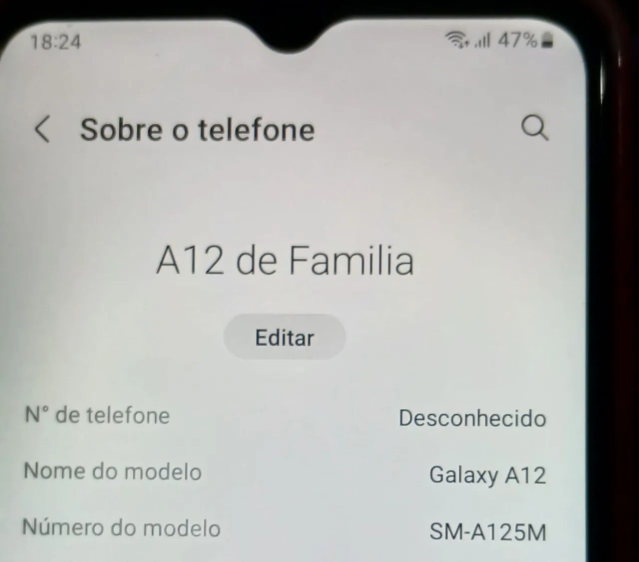 Samsung A12 Seminovo