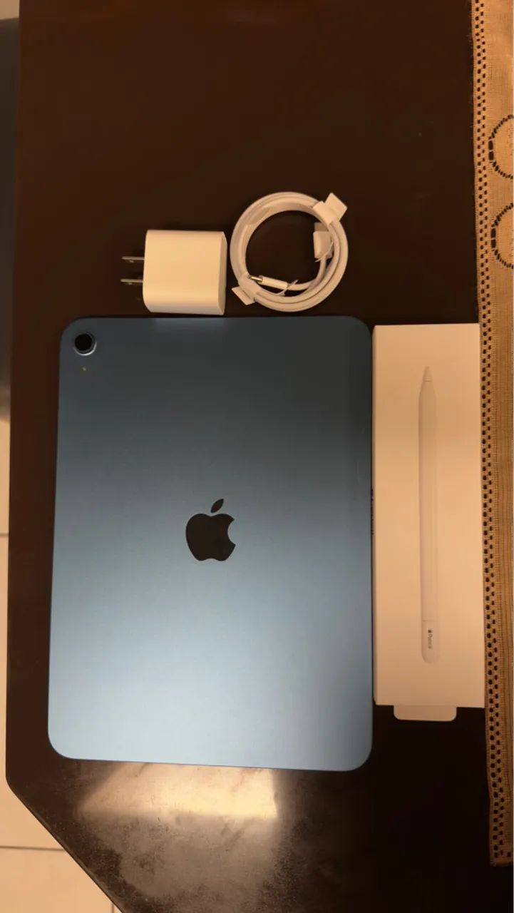 Apple iPad (11a Geração) A16 128 Gb Wi-fi - 2025 AZUL + Apple Pencil