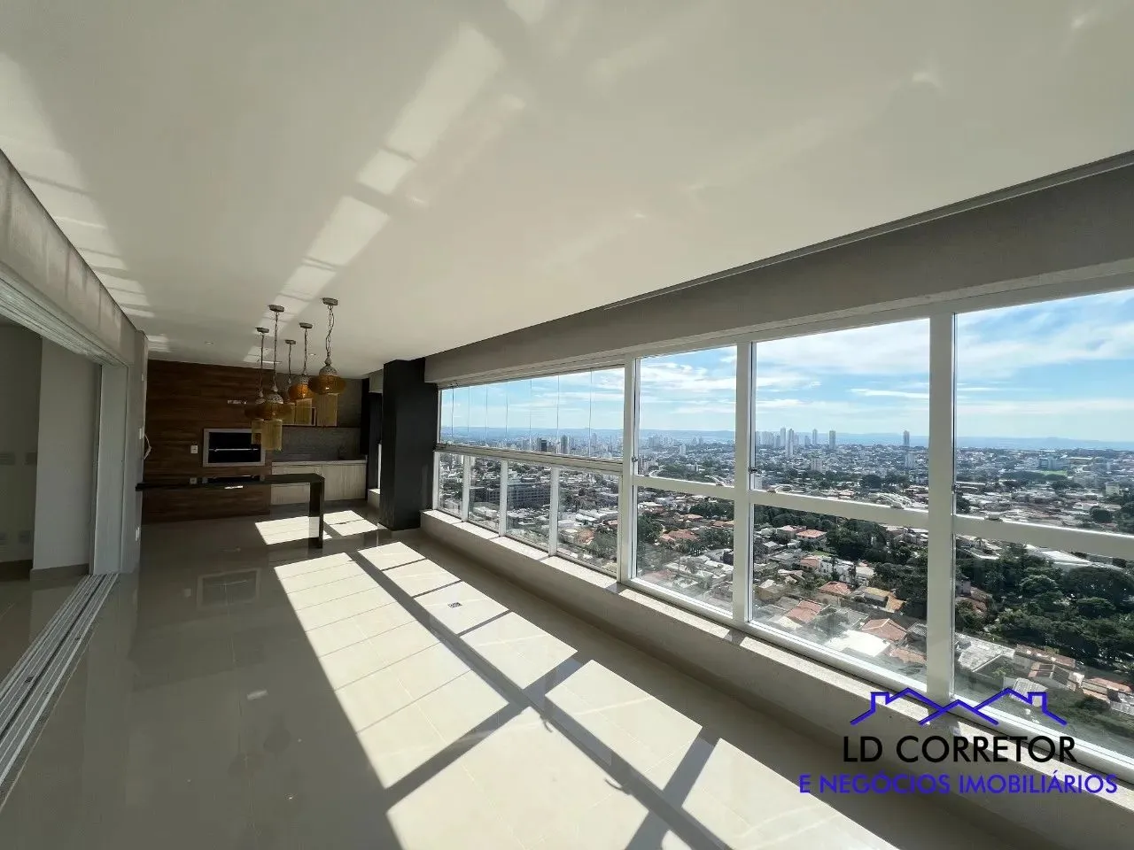 Luxuoso apartamento de 3 quartos no Setor Marista, Goiânia - 207m², 3 suítes, 4 salas, 6 b