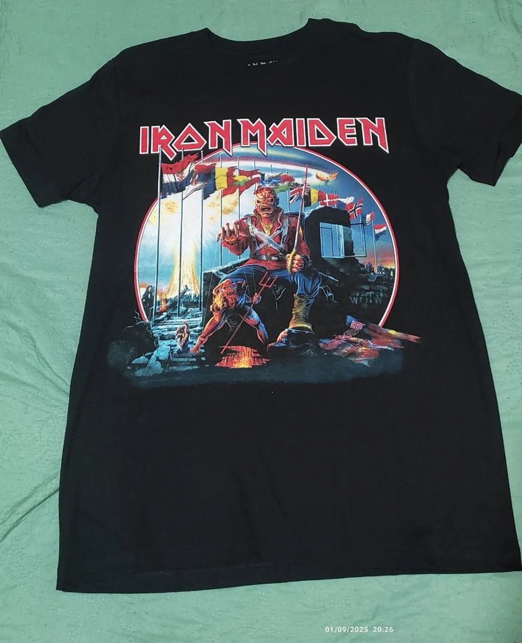 Iron Maiden - Camiseta (PP) oficial nova