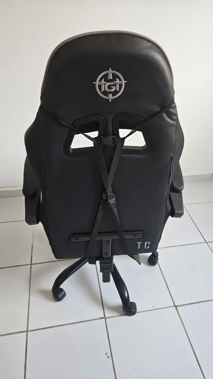 Cadeira Gamer Preta - Foto 2