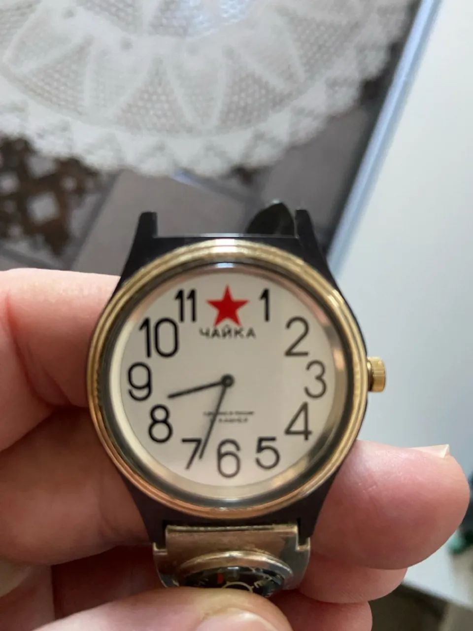 Relógio de Pulso Soviético Chaika com Bússola - Foto 3