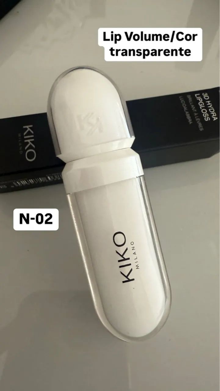 Kiko Milano 3D Hydra Lipgloss N-02 Transparente
