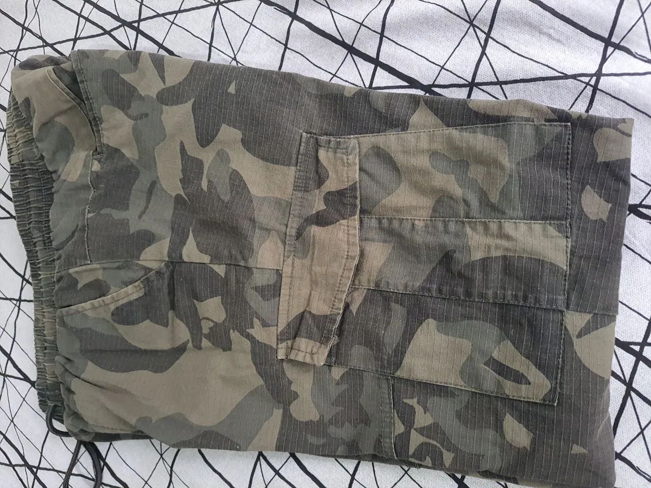 Calça Cargo Blue Steel Camuflada Masculina - Foto 4