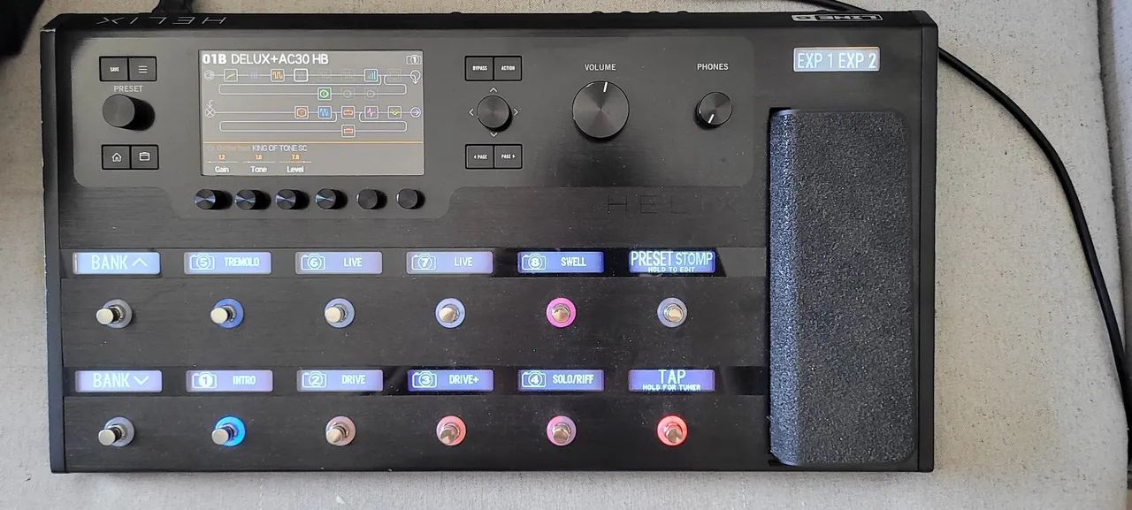 LINE 6 HELIX FLOOR - COMPLETA + EXTRAS<br> - Instrumentos musicais