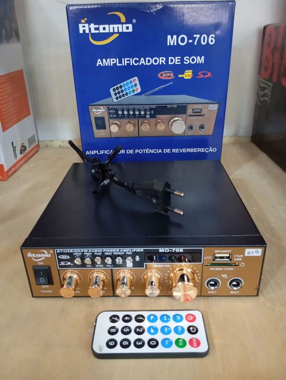 Amplificador de Som Atomo MO-706 - Foto 3