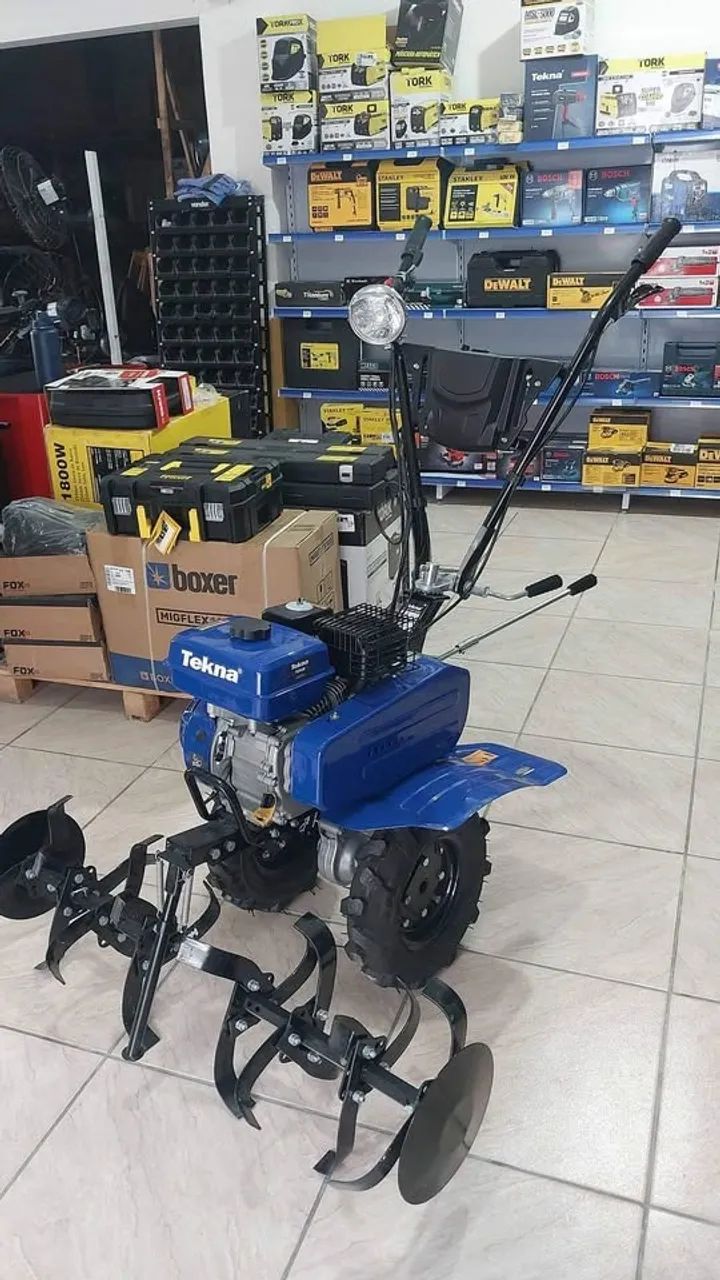 Motocultivador a gasolina TK90R 7hp e 212cc Tekna - Loja/Novo - Foto 6