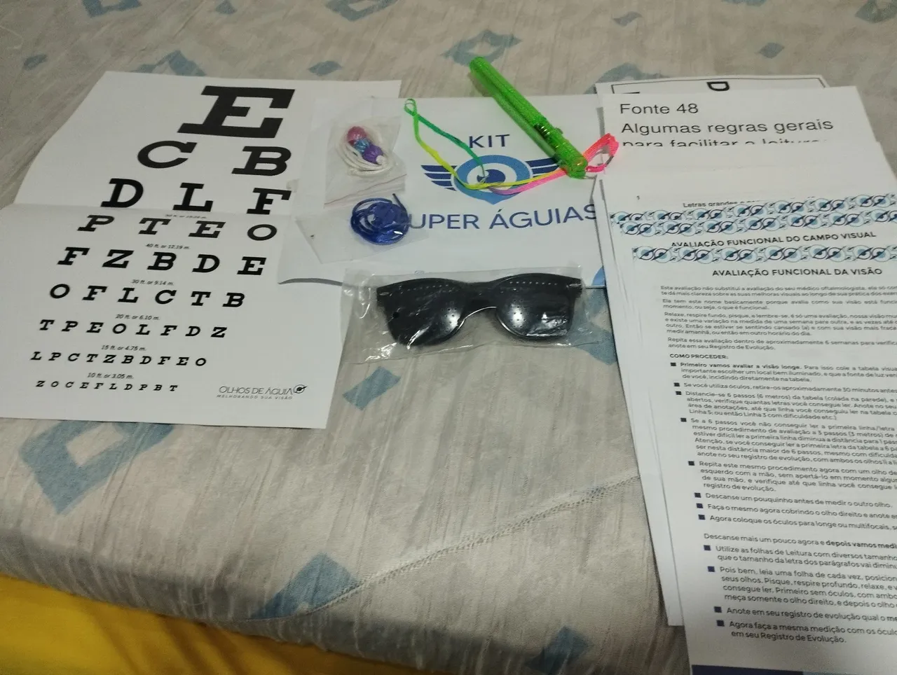 Kit Olhos de Águia para Treino Visual