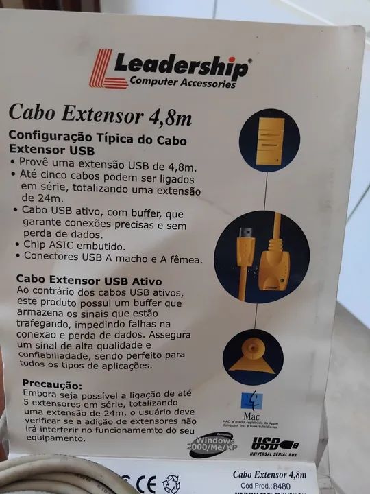 Extensor USB 4,8m - Leadership - Foto 5