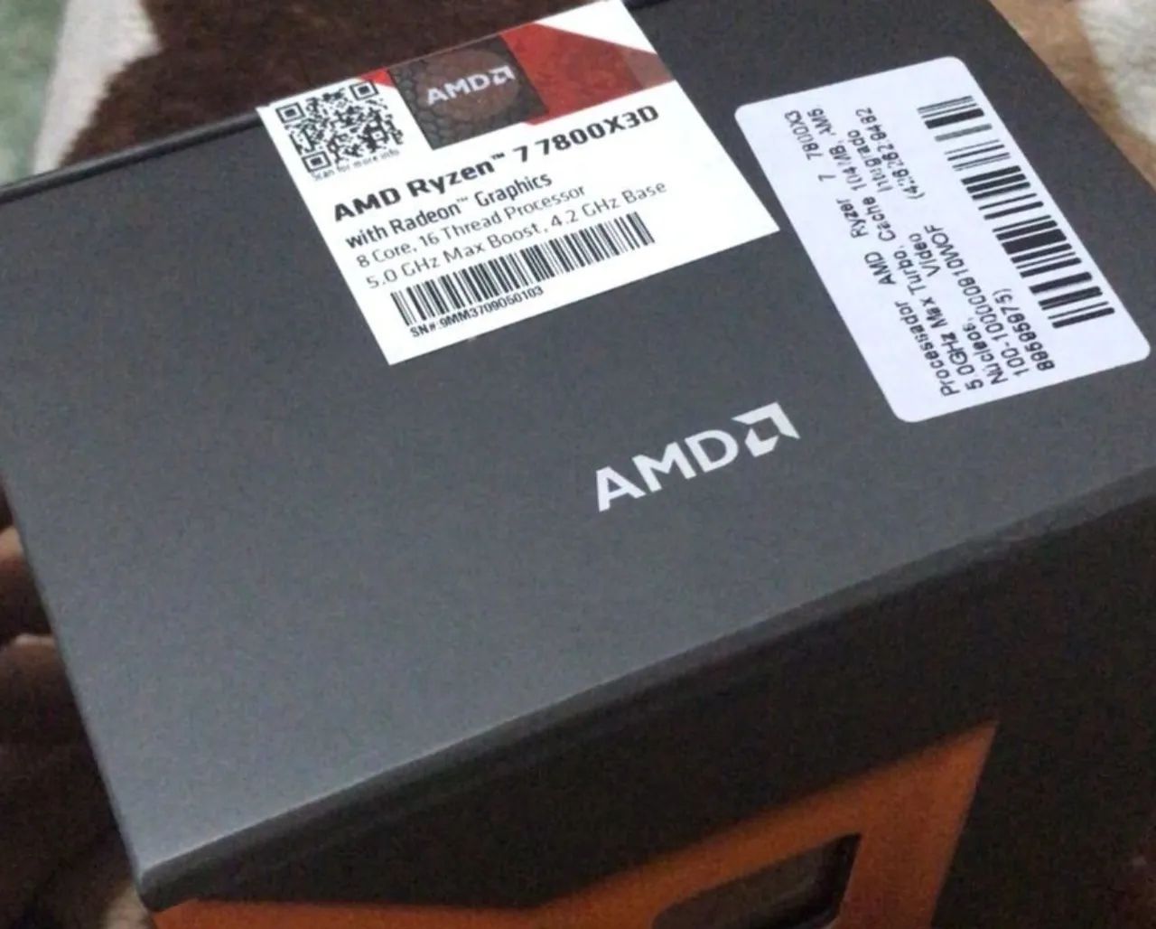 Processador Ryzen 7 7800x3d 4.2GHZ - Oportunidade  - Foto 2