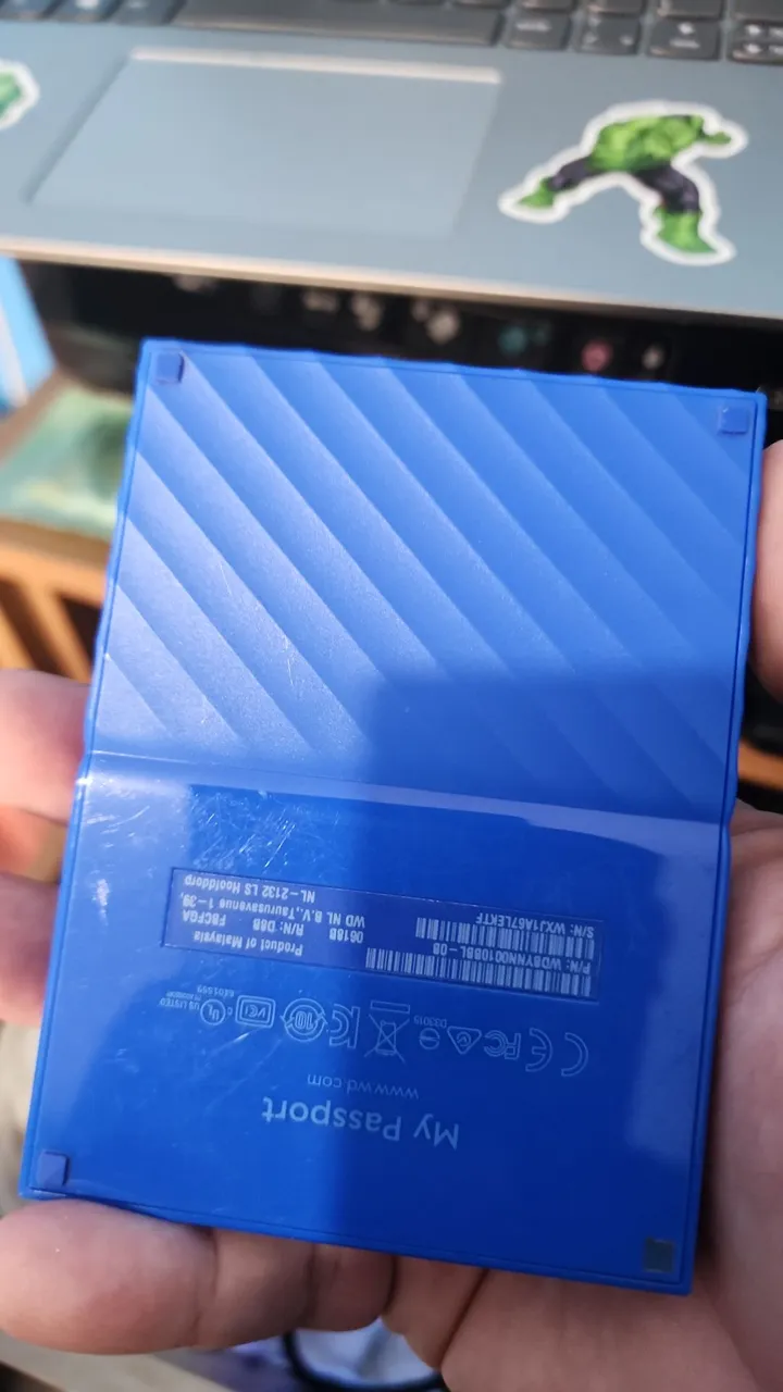 HD externo my passaport 1T seminovo