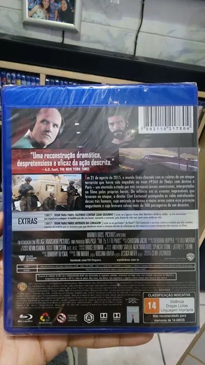 Blu-ray 15H17 Trem Para Paris Lacrado  - Foto 2