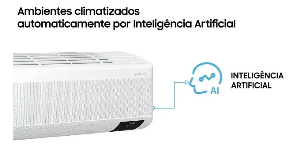 NOVO por preço de usado! Ar-condicionado Split Inverter Samsung Windfree Pro Energy - Foto 4