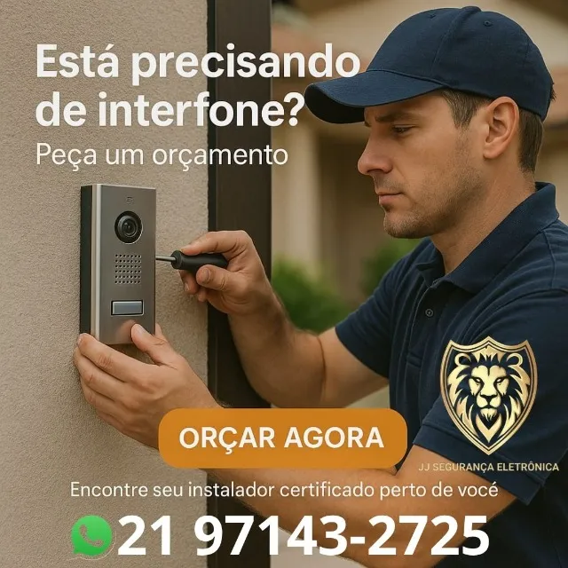PROMOÇÃO COM PREÇOS POPULARES DE INSTALAÇÃO DE INTERFONES 