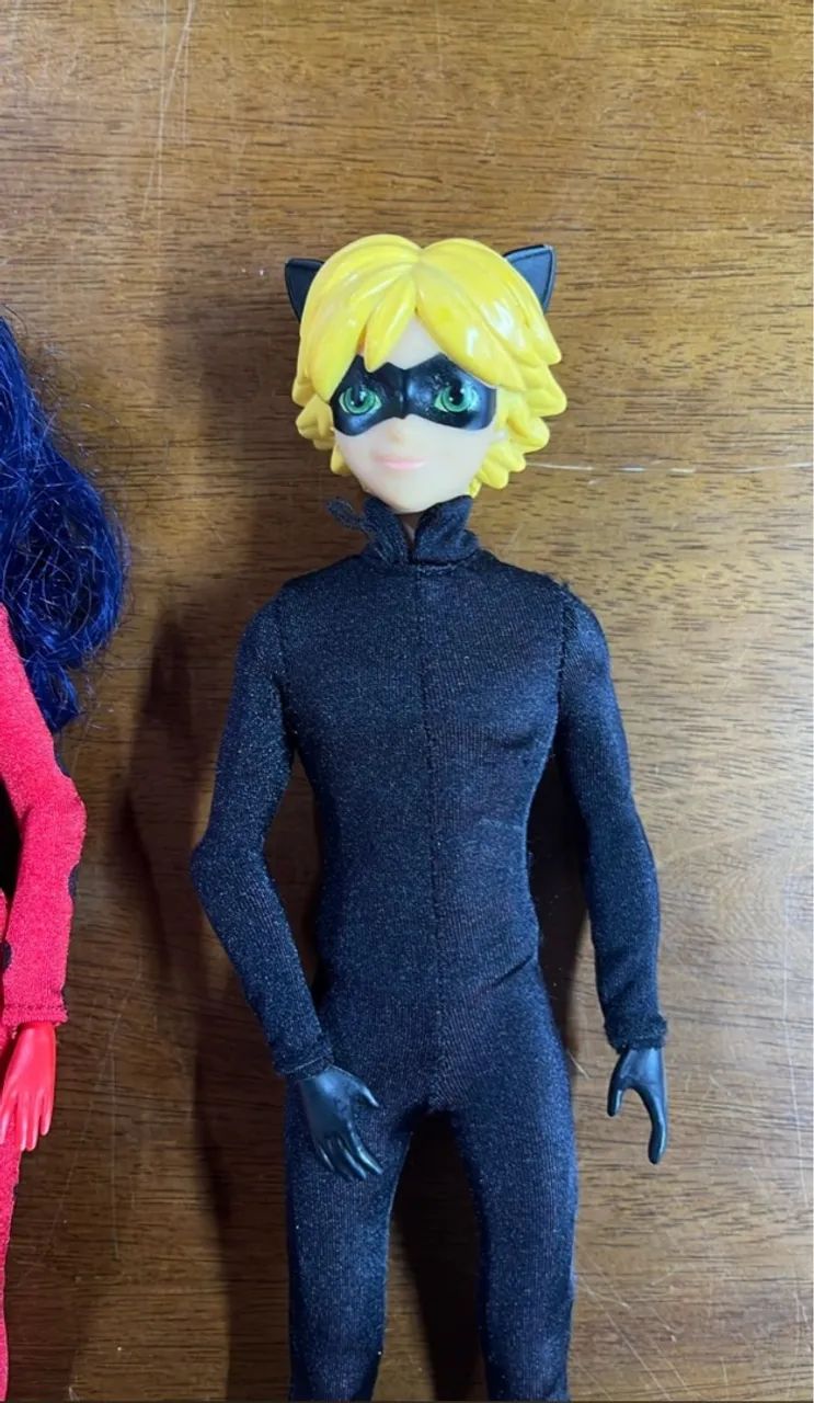 Bonecas Miraculous Ladybug e Cat Noir - Foto 4