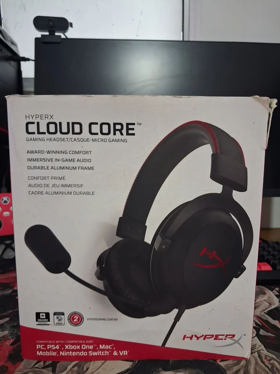 Headset Hyperx CLOUD CORE o Fone dos Pro Players