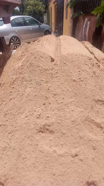 Areia para construção 
