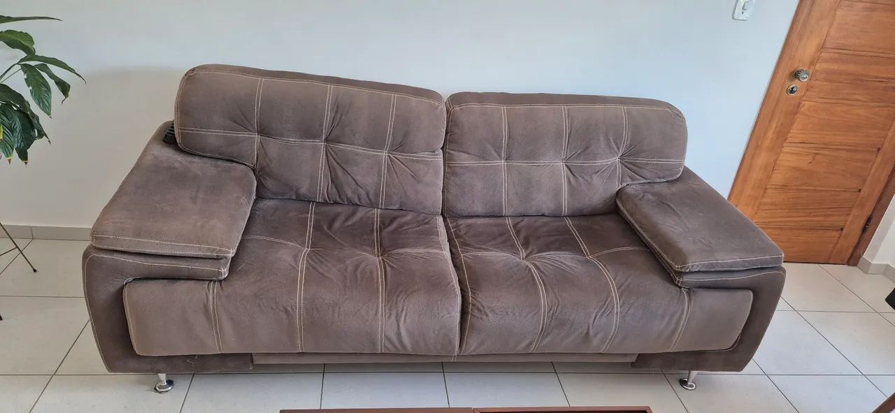 Sofá marrom - Foto 3