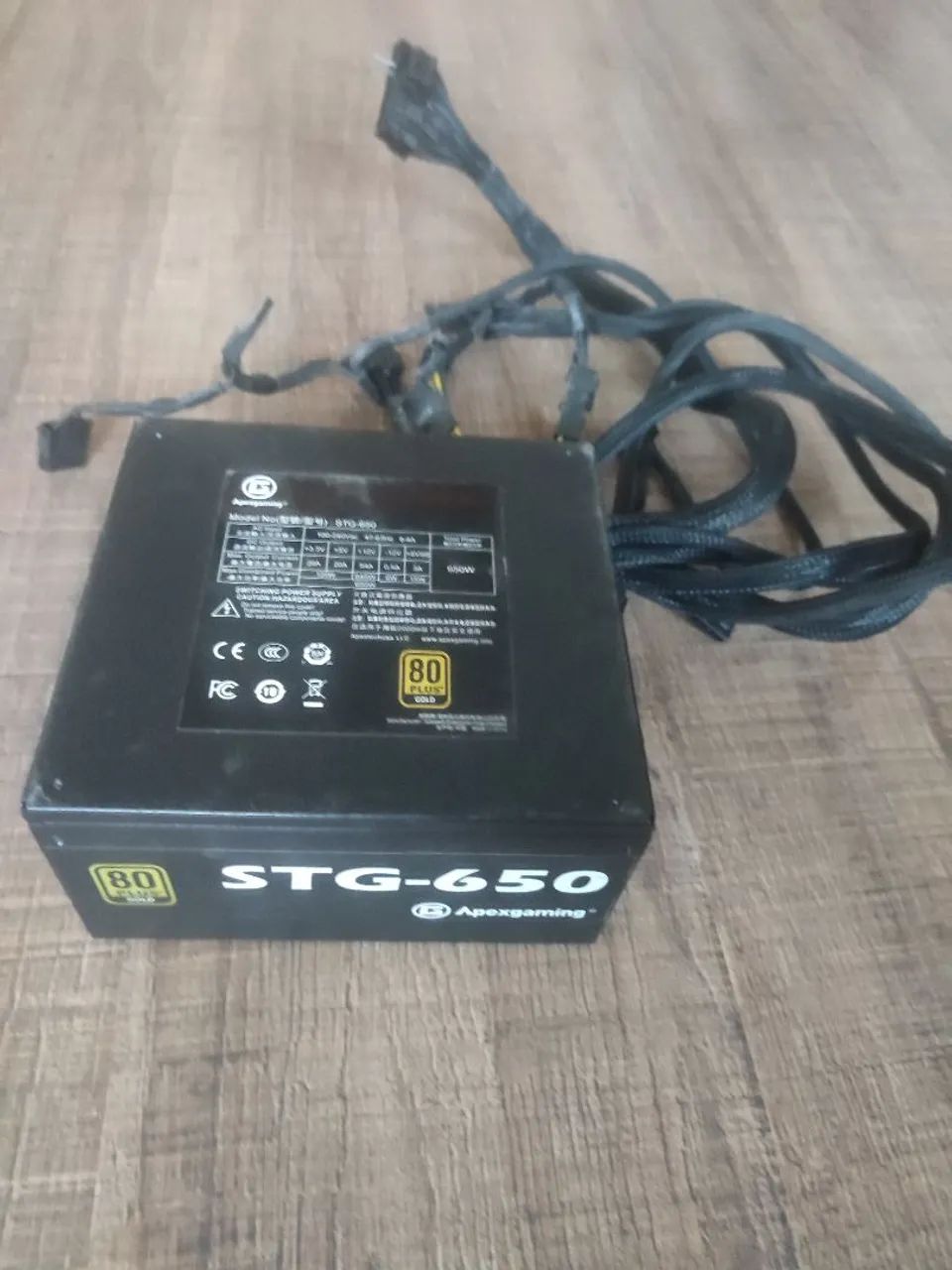 Fonte gamer 650w plus gold - Foto 5