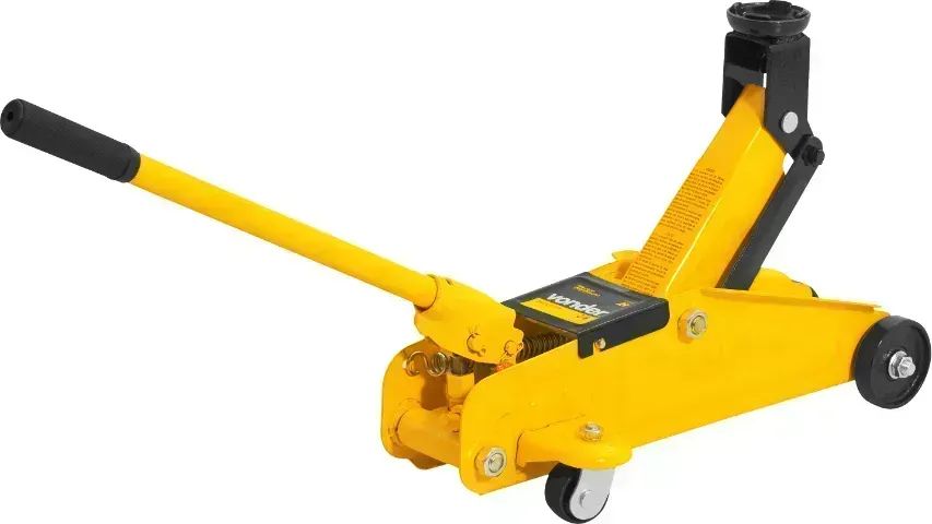 Macaco hidráulico portátil, tipo jacaré, 2 toneladas (2,0 tf), com maleta, VONDER