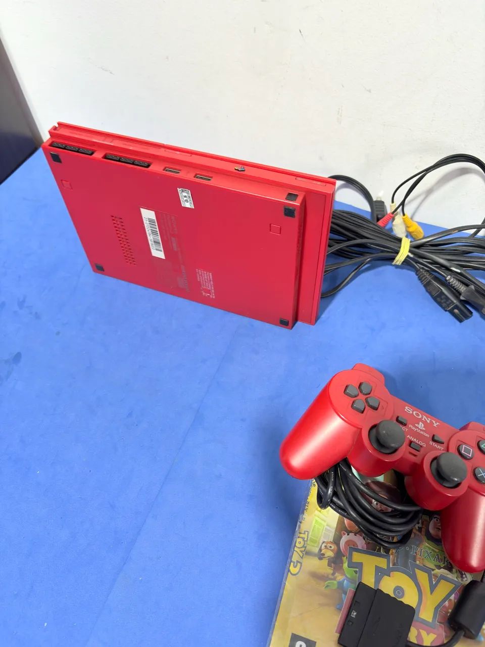 Console Playstation 2 cinnabar red ps2 vermelho - Foto 3