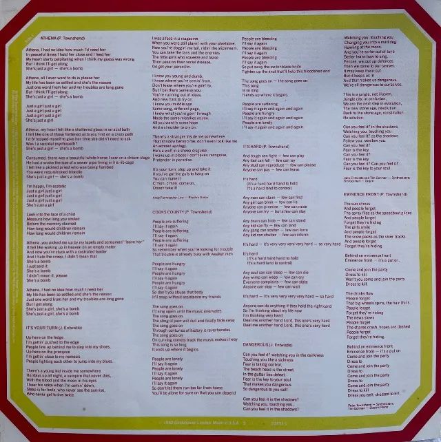 LP The Who - Its Hard (1982) - Vinil 1a prensagem  - Foto 3
