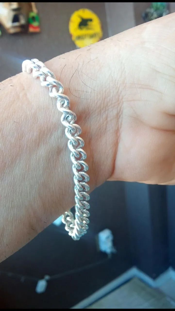 Pulseira em prata 950 - Foto 3