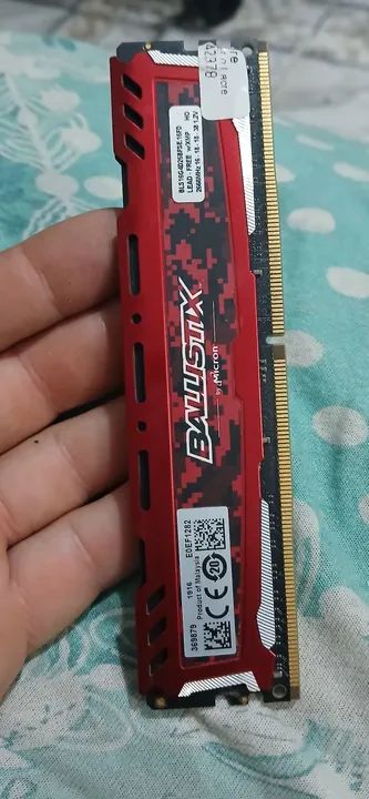 Memória RAM Ballistix 16GB DDR4 2666MHz