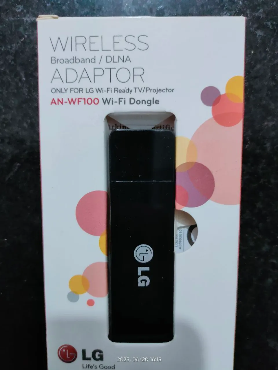 LG ANWF100 Original - Dongle WiFi USB para Smart TV LG <br>