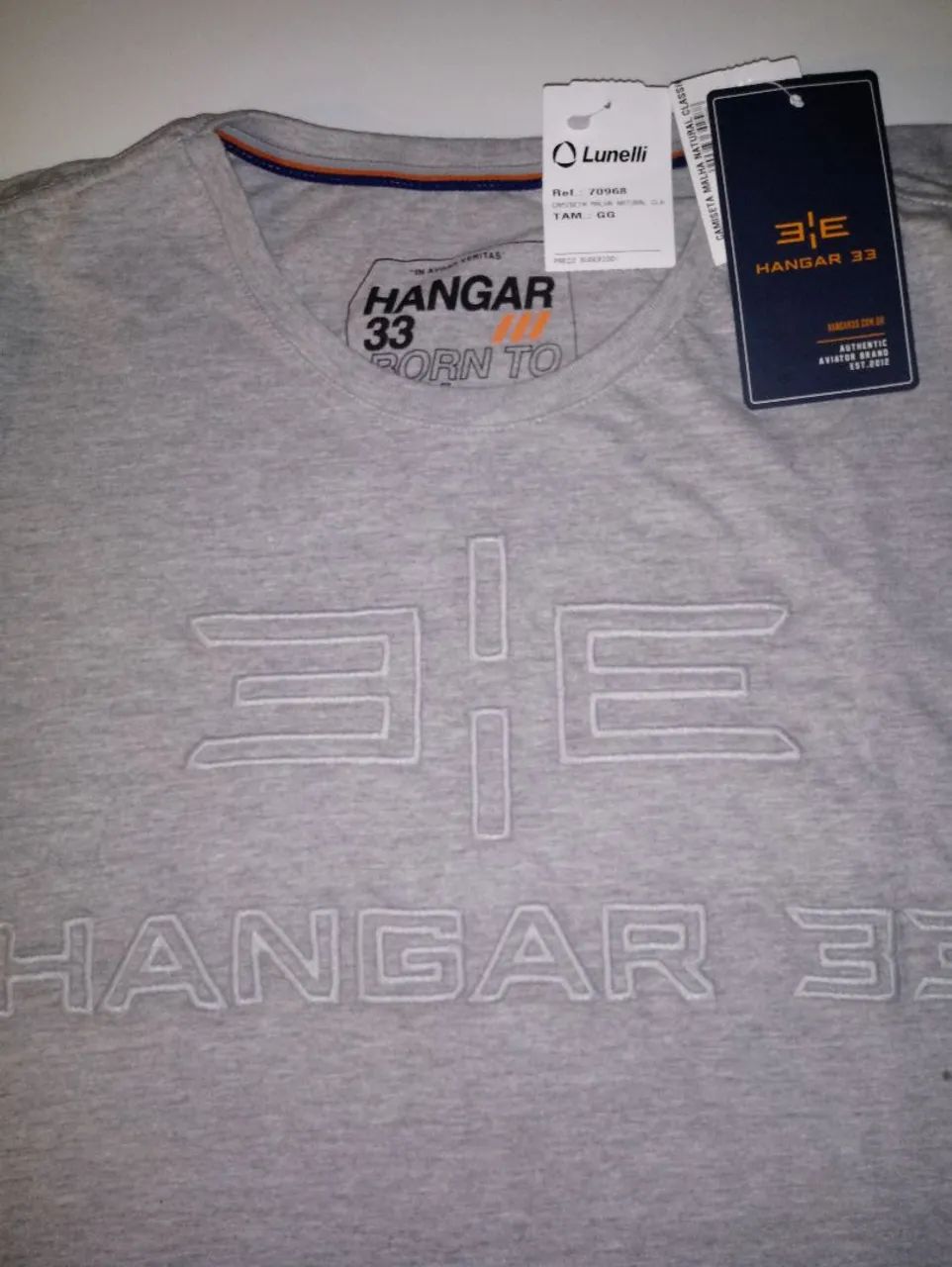 Camiseta Hangar 33 Cinza GG - Foto 2