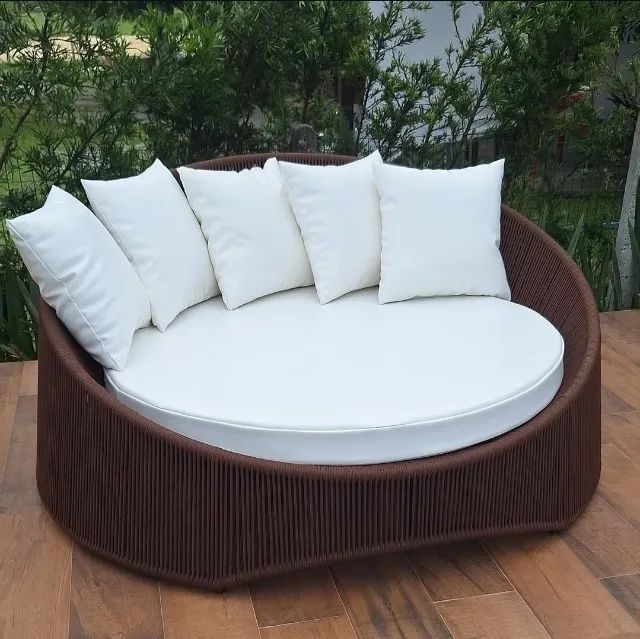 CHAISE DE CORDA NÁUTICA - MÓVEIS DE JARDIM