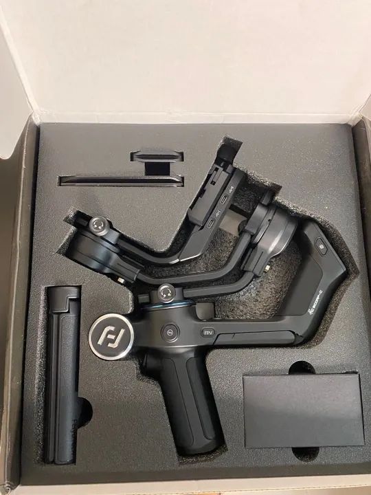 Estabilizador Feiyutech Scorp-C Gimbal para Câmeras - Na Caixa, Nunca Usado - Foto 5
