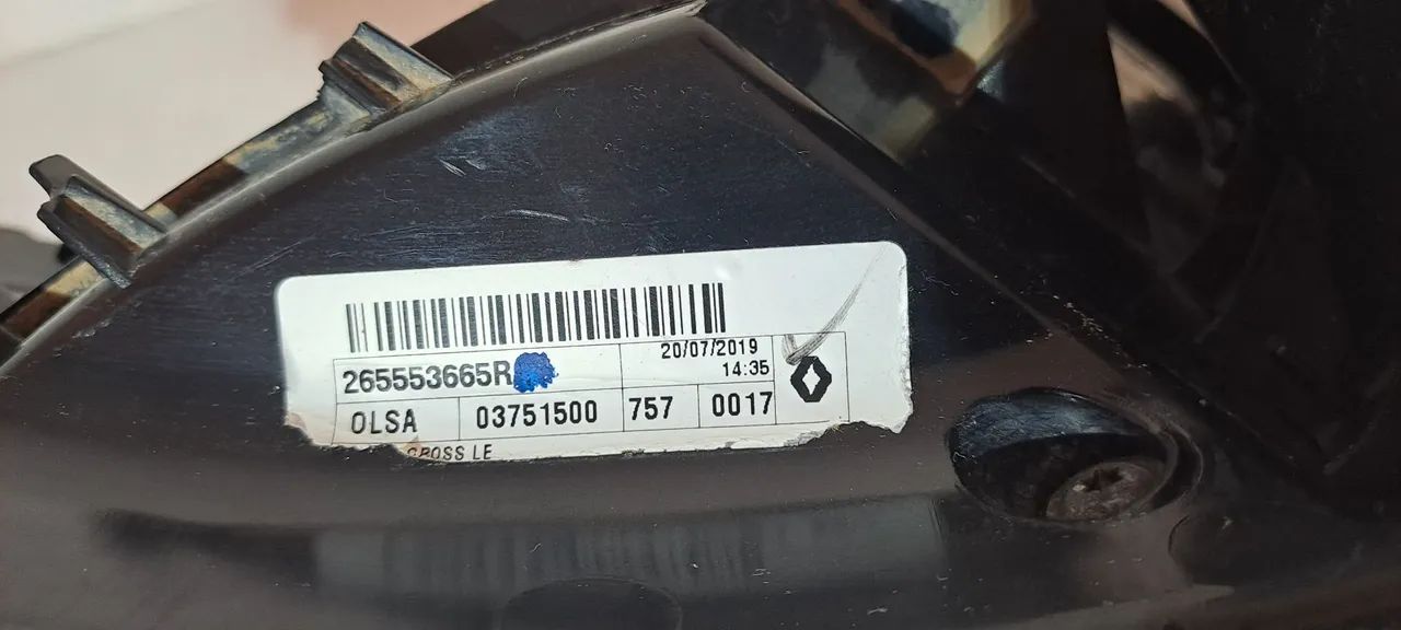 Lanterna Sandero Stepway 2020 / esquerda COM LED COM DETALHE  - Foto 2