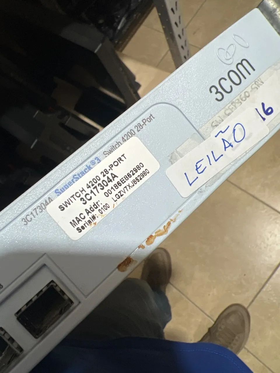 Switch 3com 4200 28p 3c17304A usado - Foto 2