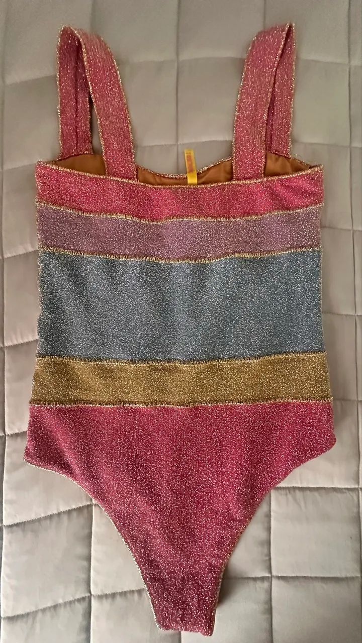 Maiô ripple bb lurex tamanho P