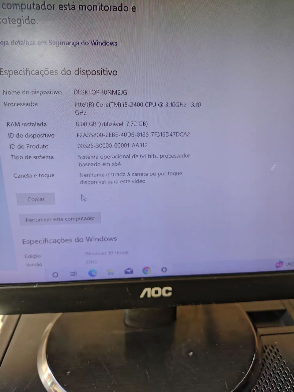 Computador Desktop 64529519347714120