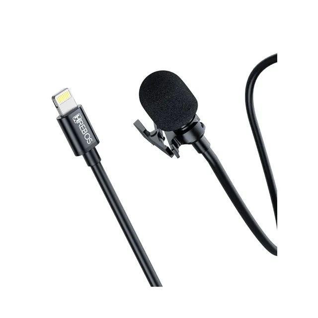 Microfone Lapela Lightning Hrebos Hd - Hs 032 (Entrega Grátis)