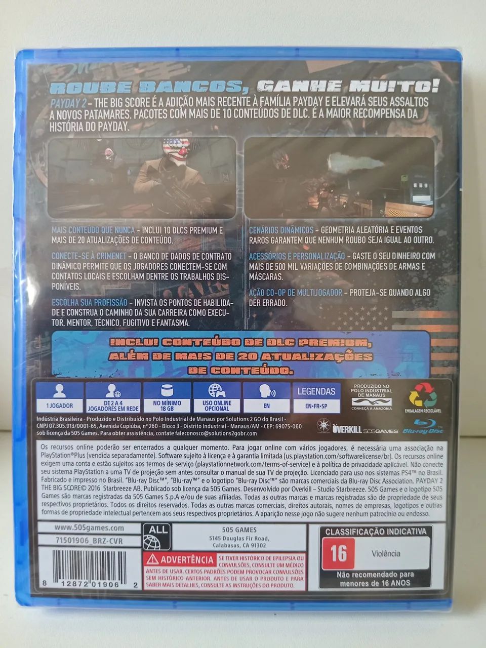 Jogo PayDay 2 lacrado - PS4 - Foto 2