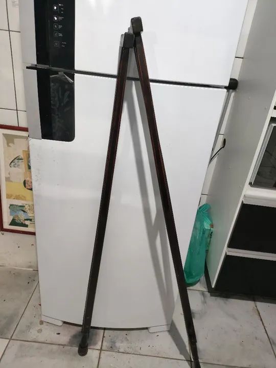 Par de muletas de madeira - Foto 2